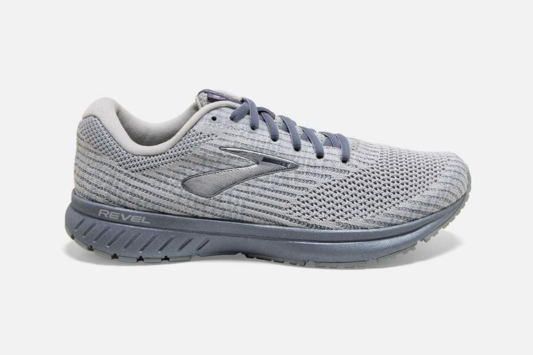 Brooks Mens Revel 3 Road Running Shoes - Grey (352740-MVF)